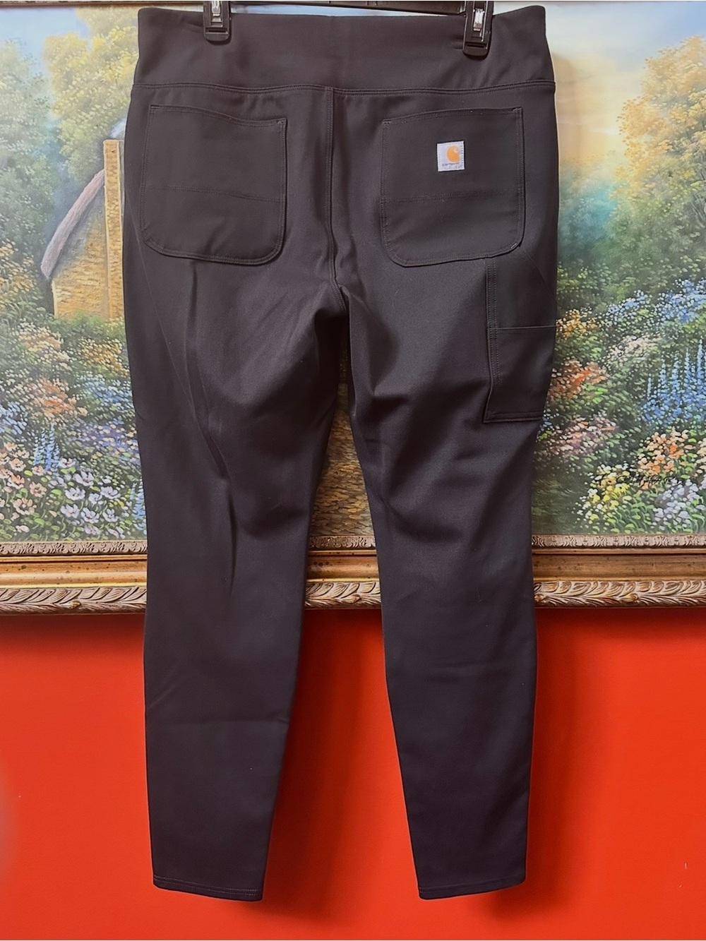 Carhartt Women's Force Fitted Midweight Utility Leggings Black Size Large